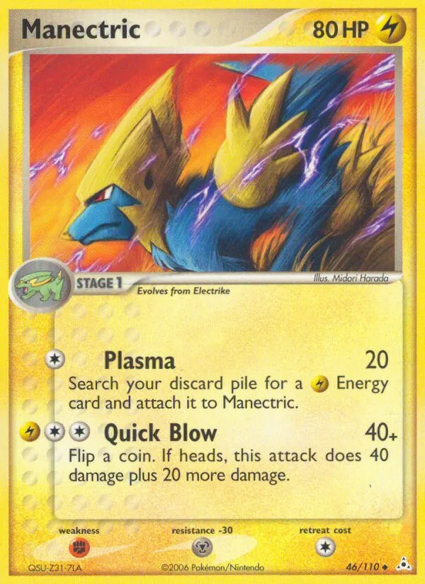 Manectric full card art