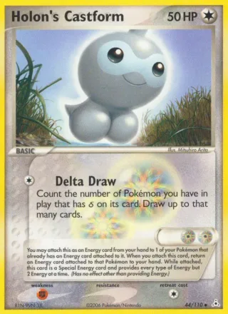 Holon's Castform #44 · Holon Phantoms Pokémon card