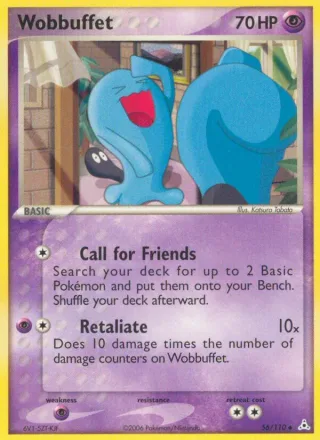 Wobbuffet #56 · Holon Phantoms Pokémon card