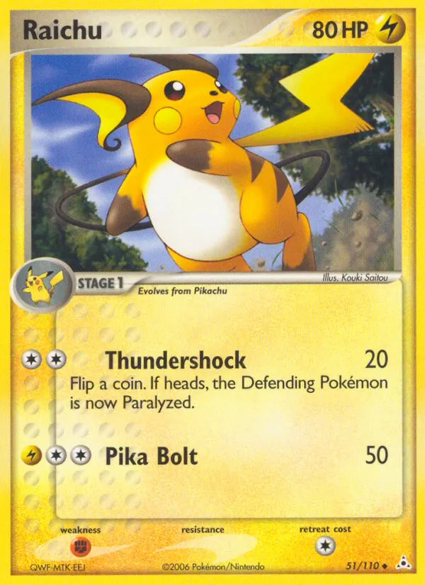 Raichu full card art