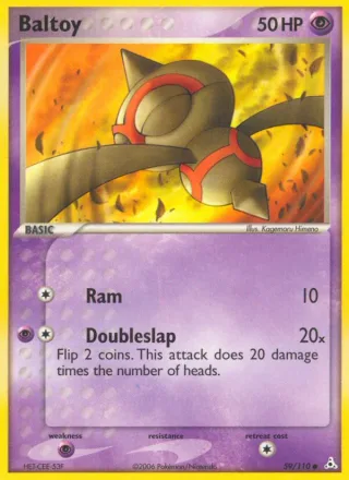 Baltoy #59 · Holon Phantoms Pokémon card
