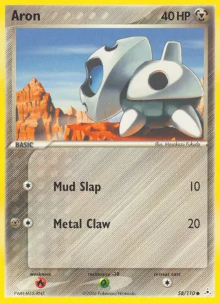 Aron #58 · Holon Phantoms Pokémon card