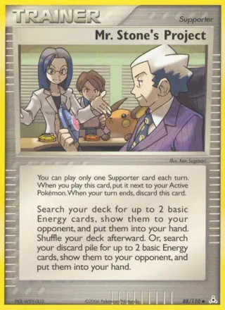 Mr. Stone's Project #88 · Holon Phantoms Pokémon card