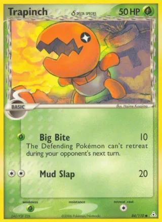 Trapinch δ #84 · Holon Phantoms Pokémon card