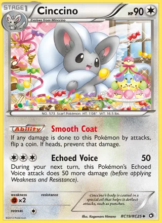 Cinccino #RC19 · Legendary Treasures Pokémon card
