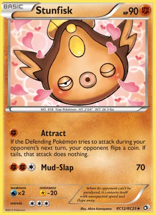 Stunfisk #RC12 · Legendary Treasures Pokémon card