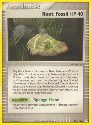 Root Fossil #93 · Holon Phantoms Pokémon card