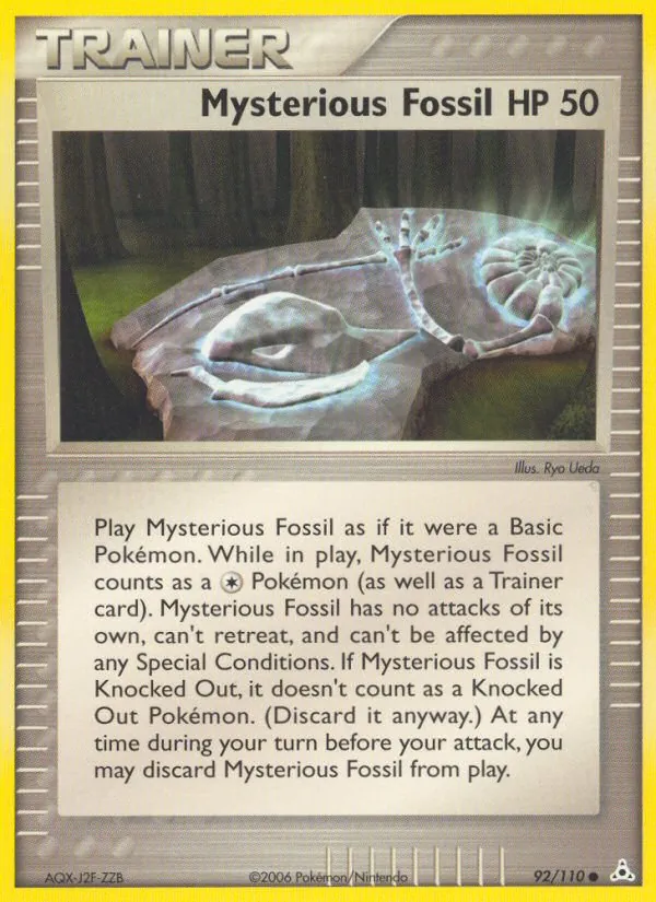 Mysterious Fossil full card art