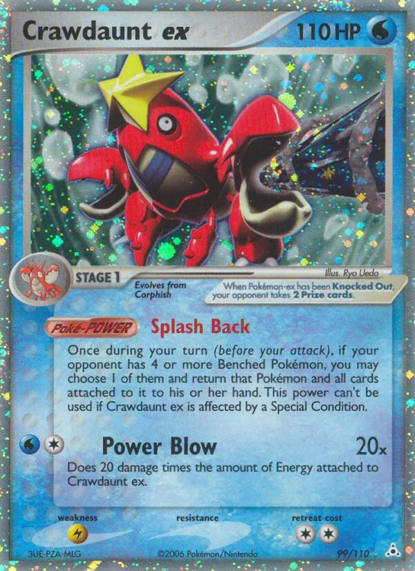 Crawdaunt ex full card art