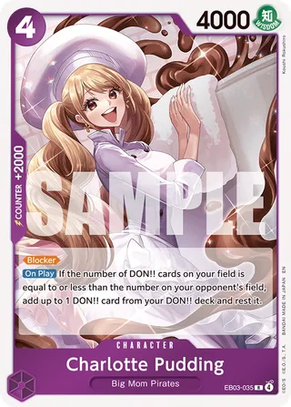 Charlotte Pudding #EB03-035 · Extra Booster: One Piece Heroines Edition One Piece card