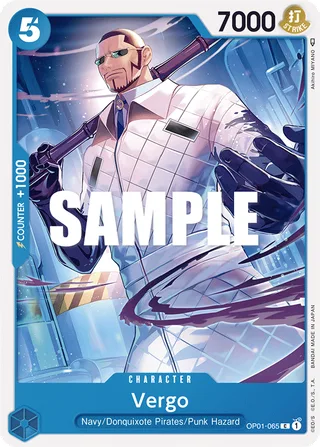 Vergo #OP01-065 · Romance Dawn One Piece card