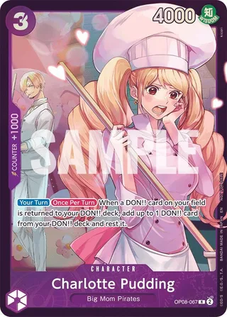 Charlotte Pudding (Store Treasure Cup 2025) #OP08-067-store-treasure-cup-2025 · One Piece Promotion Cards One Piece card