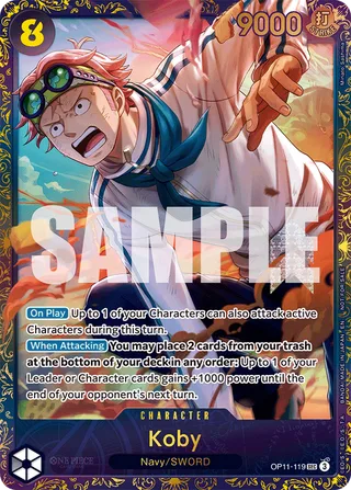 Koby (Treasure Cup August 2025) #OP11-119-treasure-cup-august-2025 · One Piece Promotion Cards One Piece card