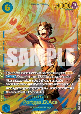 Portgas.D.Ace #OP13-119 · Carrying On His Will One Piece card