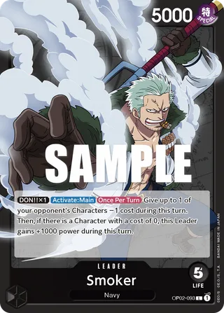 Smoker #OP02-093 · Paramount War One Piece card