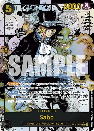 Sabo (One Piece Japanese Version 2nd Anniversary Set) #OP04-083-one-piece-japanese-version-2nd-anniversary-set · One Piece Promotion Cards One Piece card