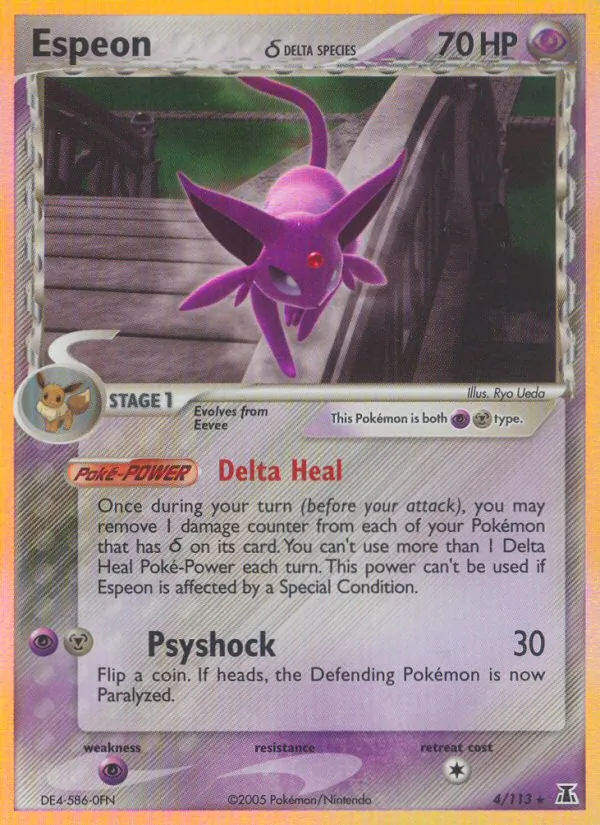 Espeon δ full card art