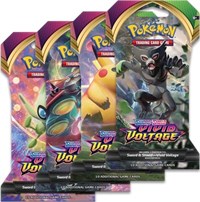 Vivid Voltage Sleeved Booster Pack Art Bundle [Set of 4] sealed Pokémon product