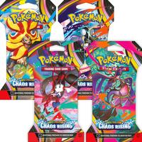 Chaos Rising Sleeved Booster Pack Art Bundle [Set of 4] sealed Pokémon product