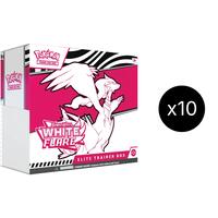 White Flare Elite Trainer Box Case sealed Pokémon product