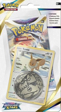 Brilliant Stars Single Pack Blister [Eevee] sealed Pokémon product