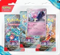 Stellar Crown 3 Pack Blisters [Tinkaton] sealed Pokémon product