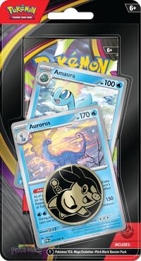 Pitch Black Premium Checklane Blister [Amaura, Aurorus] (Target Exclusive) sealed Pokémon product