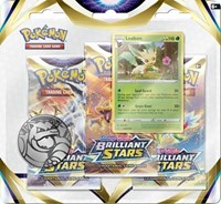 Brilliant Stars 3 Pack Blister [Leafeon] sealed Pokémon product