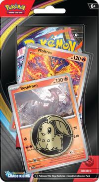 Chaos Rising Single Pack Blister [Reshiram/Moltres] sealed Pokémon product