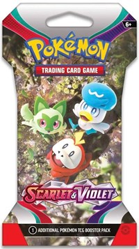 Scarlet & Violet Sleeved Booster Pack sealed Pokémon product
