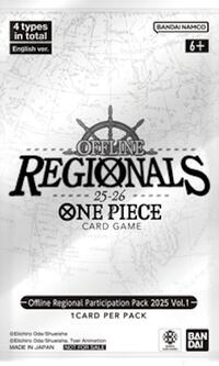 Offline Regional Participation Pack 2025 Vol. 1 sealed One Piece product