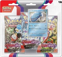 Scarlet & Violet 3 Pack Blister [Dondozo] sealed Pokémon product