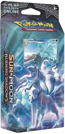 Burning Shadows Theme Deck - "Luminous Frost" [Alolan Ninetales] sealed Pokémon product