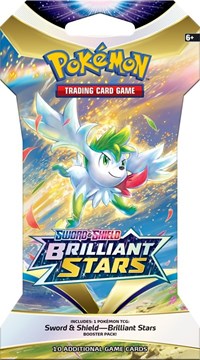 Brilliant Stars Sleeved Booster Pack sealed Pokémon product