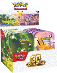 30th Celebration Mini Tin Display sealed Pokémon product