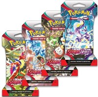 Scarlet & Violet Sleeved Booster Pack Art Bundle [Set of 4] sealed Pokémon product