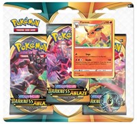 Darkness Ablaze 3 Pack Blister [Flareon] sealed Pokémon product