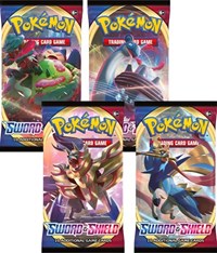 Sword and Shield Base Set Booster Pack Art Bundle [Set of 4] sealed Pokémon product