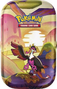 Shrouded Fable Mini Tin (Fezandipiti) sealed Pokémon product
