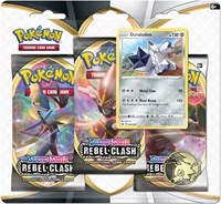 Rebel Clash 3 Pack Blister [Duraludon] sealed Pokémon product