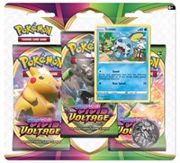 Vivid Voltage 3 Pack Blister [Sobble] sealed Pokémon product