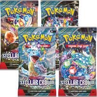 Stellar Crown Booster Pack Art Bundle [Set of 4] sealed Pokémon product