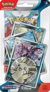 Paradox Rift Premium Checklane Blister [Hydreigon] sealed Pokémon product