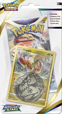 Brilliant Stars Single Pack Blister [Flapple] sealed Pokémon product