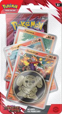 Destined Rivals Premium Checklane Blister [Skeledirge] sealed Pokémon product