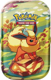 Prismatic Evolutions Mini Tin [Flareon] sealed Pokémon product