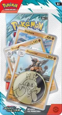 Journey Together Premium Checklane Blister [Rhyperior] sealed Pokémon product