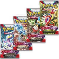 Scarlet & Violet Booster Pack Art Bundle [Set of 4] sealed Pokémon product