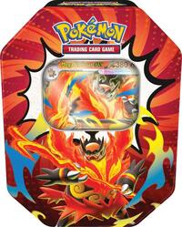 Ascended Heroes Tin [Mega Emboar ex] sealed Pokémon product