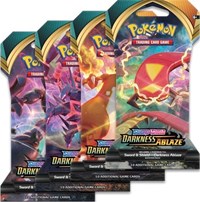 Darkness Ablaze Sleeved Booster Pack Art Bundle [Set of 4] sealed Pokémon product